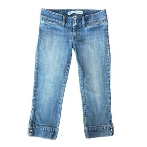 Gap Ultra Low Rise Cropped Jeans – Women’s Size 2R, Y2K Capri Denim